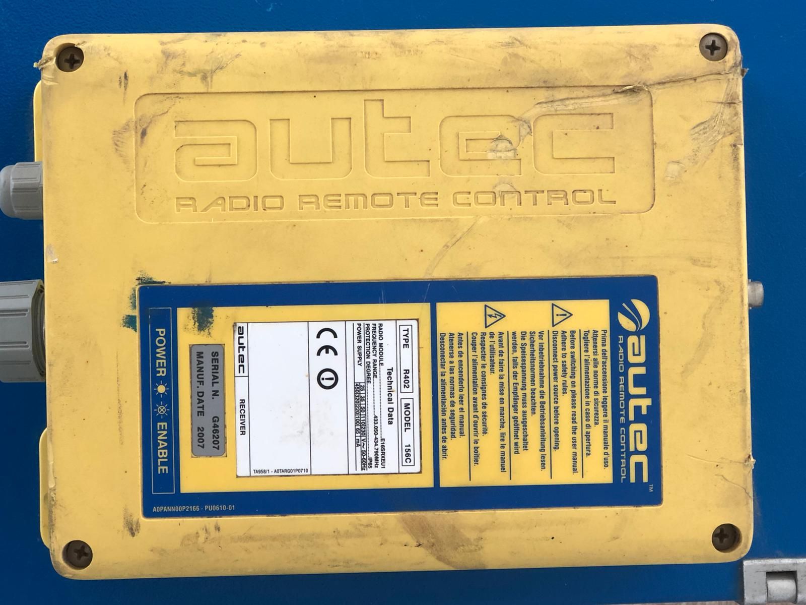 Autec Radio Remote Control Ünitesi ve Panosu - hurdapazari.com